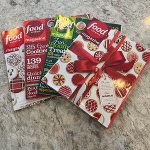 Food Network Magazine Christmas Bundle - 4 Issues (Dec 2012, 2013, 2015, & 2018)